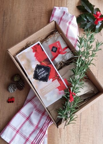 Virághagyma csomag ajándékba